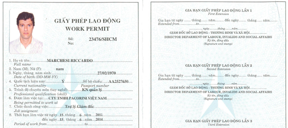 Thủ tục cấp giấy phép lao động cho người nước ngoài tại Đồng Nai