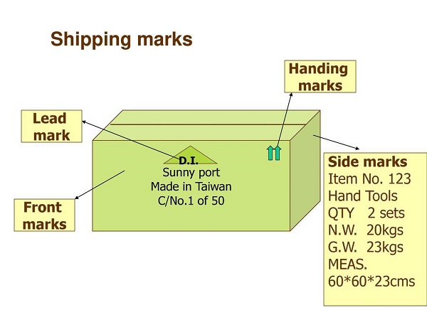 Nên dán Shipping Mark ở đâu để thuận tiện cho việc vận chuyển