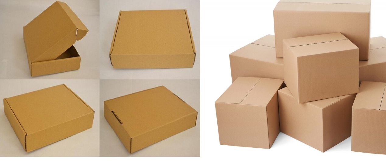 Thùng carton có cấu tạo đơn giản gồm 2 phần